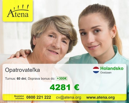 praca pre opatrovatelov a opatrovatelky