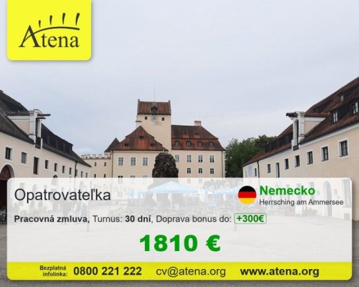 praca pre opatrovatelov a opatrovatelky