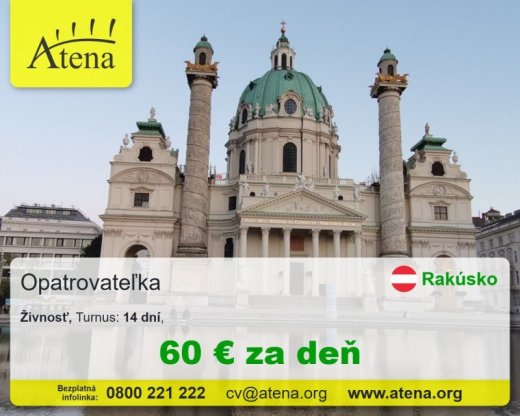 praca pre opatrovatelov a opatrovatelky