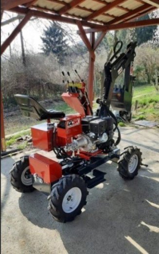 Minibager JMEKA kolesovy KN3 9HP Benzín/manual