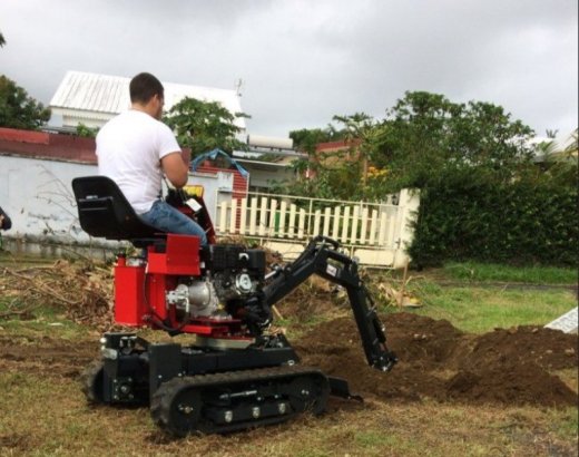 Minibager JMEKA pásový KN3 9HP Benzín
