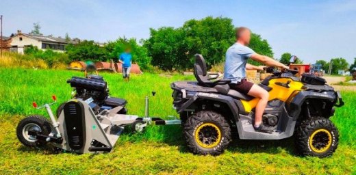 Jansen AT-145 mulčovač za štvorkolku, DCSKsro