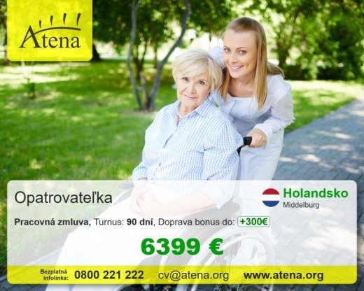 praca pre opatrovatelov a opatrovatelky