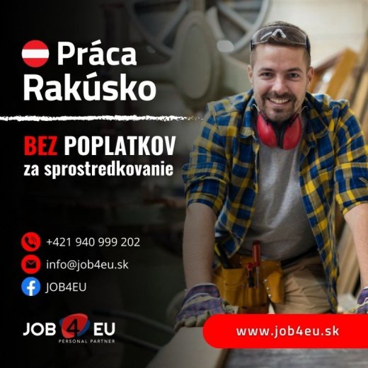 Výrobný pracovník do drevofabriky