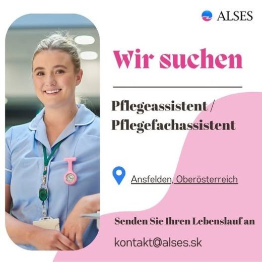 Ponuka pre Pflegeassistent / Pflegefachassistent