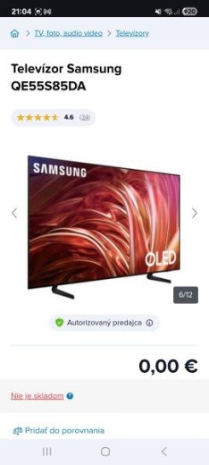 Samsung QE65S85DA