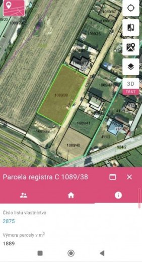 Predaj pozemku v obci Široké