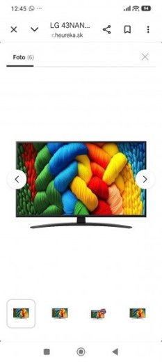Predám nový tv LG