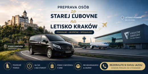 Stara Lubovna Krakow preprava osôb