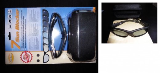LCD slnečné okuliare