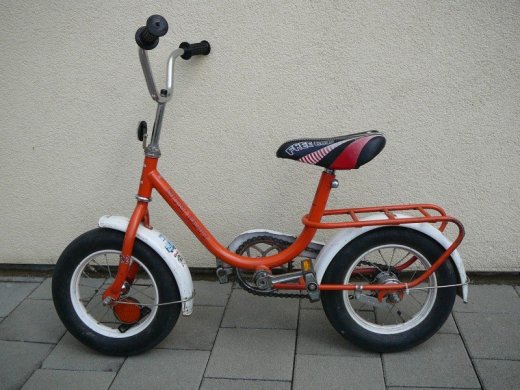 klasický detský bicykel