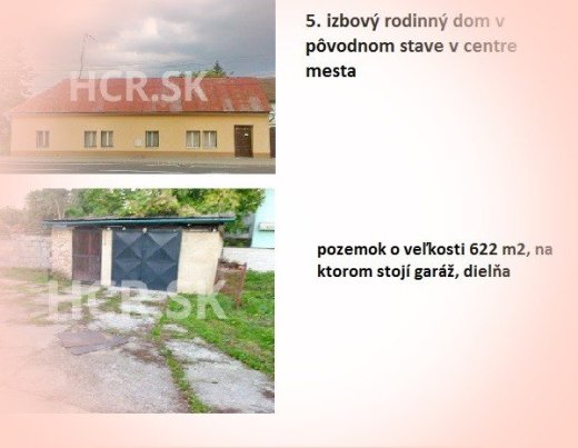 Pozemok so starším domom v centre - ID 1501111801