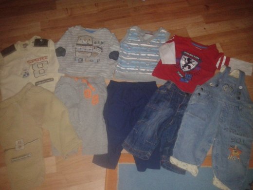 Chlapčenské oblečenie  6 - 9 mesiac za 1 euro/kus