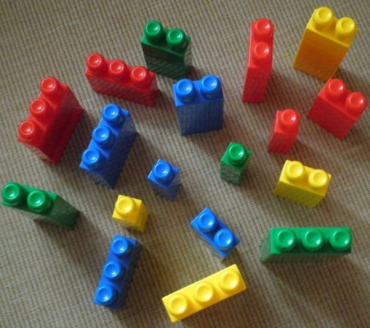 Sada kociek Mega bloks - First builders