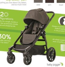 Baby Jogger City select lux 2017 (ľahké kočíky)