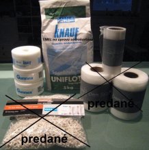 STAVEBNÝ MATERIÁL k rekonštrukcii KÚPEĽNE