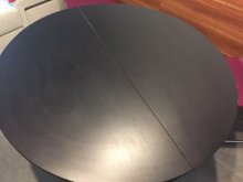 Stôl okrúhly IKEA Bjursta - rozkladateľný