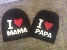 čiapka i love mama-papa