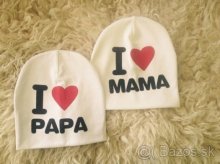 čiapka i love mama-papa