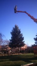 Plošina 45metrov bočný dosah 32metrov nosnosť 550k