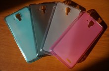 Gelovy (silikonovy) obal na Lenovo A536 + folia