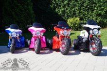 Elektrická motorka Chopper ružová