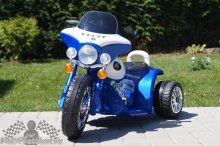 Elektrická motorka Chopper modrá