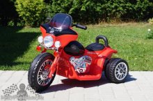 Elektrická motorka Chopper červená