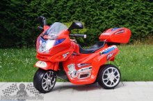 Elektrická motorka - L - červená