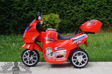 Elektrická motorka - L - červená