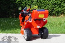 Elektrická motorka - L - červená