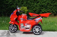 Elektrická motorka - L - červená