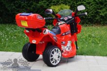 Elektrická motorka - L - červená