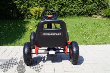 Šlapacia moto kára na pedále F1 - červená