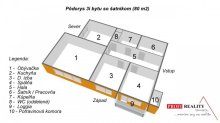 NOVINKA - 3i byt so šatníkom, OV - 80 m², Hanojská