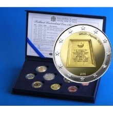 Sada euromincí Malta 2015 BU s 2€ pamätnou mincou