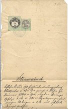 Predám dokument z r.1873