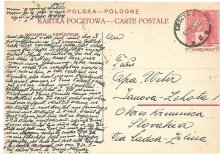 Kor.lístky Cieszyn-Janova Lehota 10.8.-28.8.1939