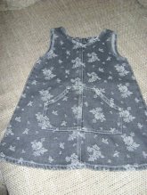riflové šaty v. 104 - H&amp;M