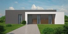 4+kk eco bungalov s rovnou strechou na kľúč