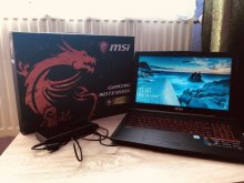 MSI GL62M 7REX, 15,6” DDR4, I5 7gen, 1tb+128Gb SSD