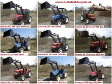 Malotraktory + poľnohospdárska technika