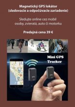 Magnetický GPS lokátor - sledovacie zariadenie