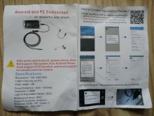 IP67endoskopická kamera pre PC alebo Mobil 5m