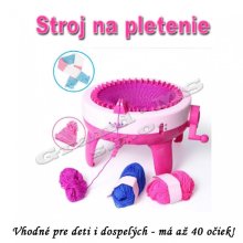 Veľký plne funkčný stroj na pletenie - nielen pre