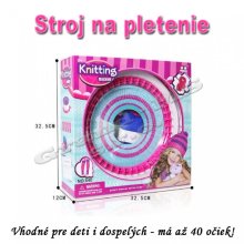Veľký plne funkčný stroj na pletenie - nielen pre