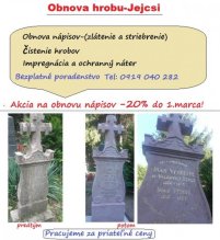 Obnova hrobu-Sírkő Felújítás