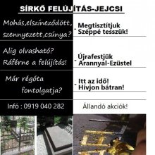 Obnova hrobu-Sírkő Felújítás