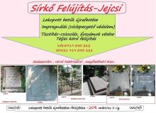Obnova hrobu-Sírkő Felújítás