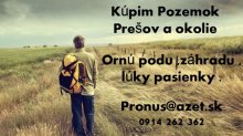 KUPIM Pozemok v obci Teriakovce